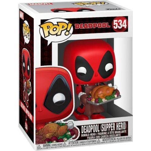 Figurine Pop! Vinyl Marvel Holiday - Deadpool Dinde De Noël