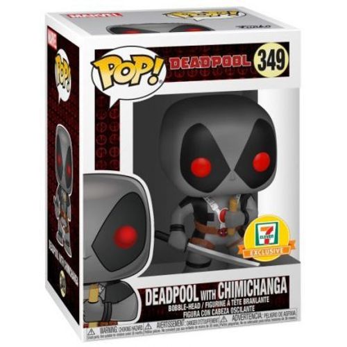 Figurine Marvel - Deadpool X-Force With Chimichanga Exclu Pop 10cm