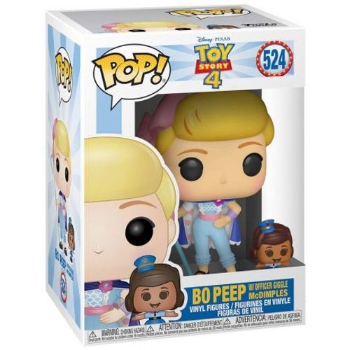 Toy Story 4 - Bobble Head Pop N° 524 - Bo Beep W/Officer Mcdimples