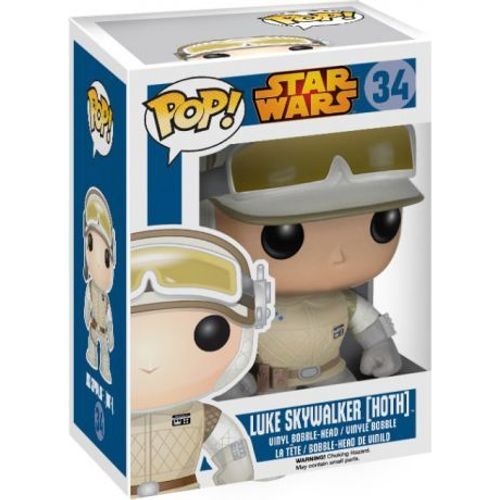 Figurine Pop - Star Wars Classique - Luke Skywalker Hoth - Funko Pop N°34