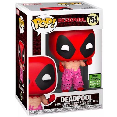 Figurine Funko Pop - Deadpool [Marvel] N°754 - Deadpool Avec Pantalon Peluche (54550)
