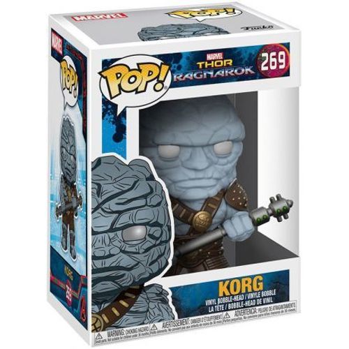 Marvel - Thor Ragnarok Korg With Miek Funko Pop! Vinyl Nycc 2018 + Pop Protector