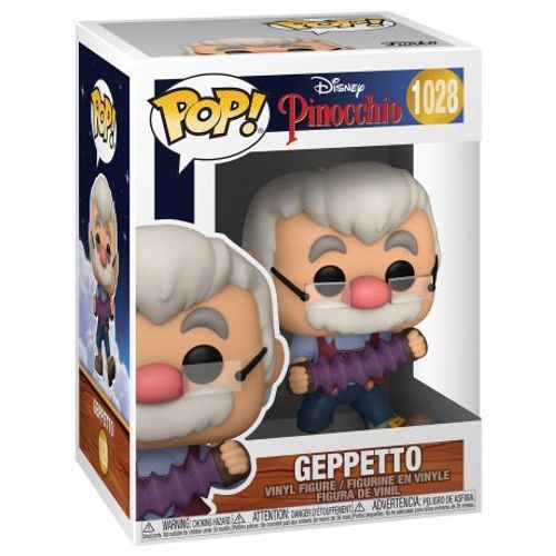 Figurine Funko Pop - Pinocchio N°1028 - Geppetto Avec Accordéon (51536)