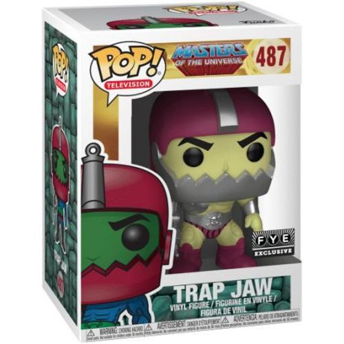 Masters Of The Universe Figurine Pop! Television Vinyl Trap Jaw Metallic 9 Cm