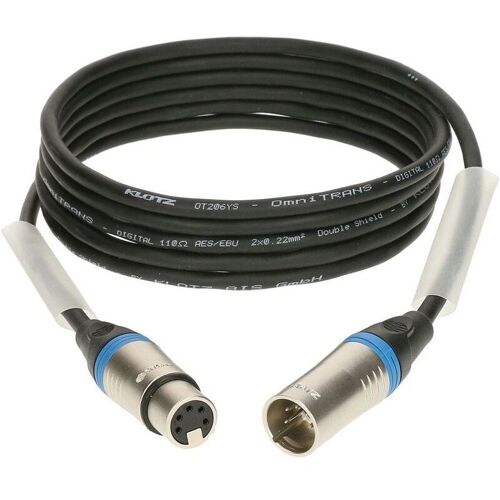 Klotz LX3-5X1K2-01.0 câble DMX XLR mâle ? XLR femelle 5 broches 1 m