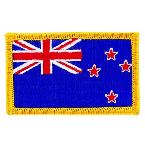 Patch Écusson Brodé Drapeau Nouvelle Zelande  Flag Thermocollant Insigne Blason
