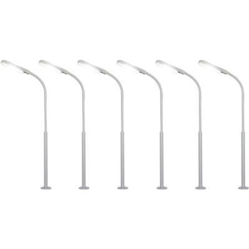 Réverbère En Col De Cygne Simple Viessmann 60906 Modèle Fini H0 1 Set-Viessmann
