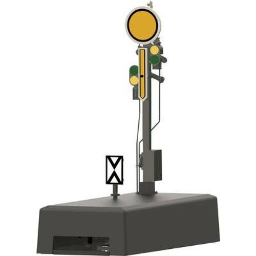 Signal Davertissement Sémaphore H0 Märklin 70382 Modèle Fini 1 Pc(S)-Marklin