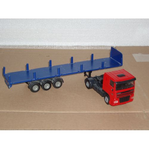 Tracteur Daf + Remorque Ech 1/50 Tout Metal-Joal