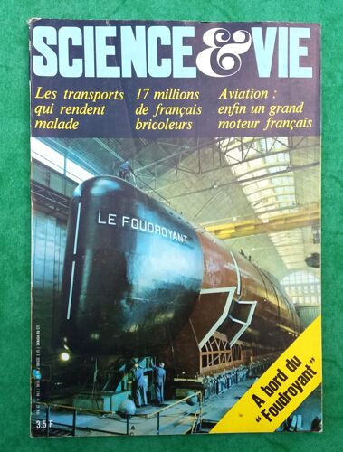 Livre Sciences Vie N° 653 De 1972 Mars Sous Marin Chizé Hôpitaux Moteur Avion