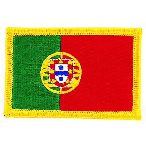 Patch Écusson Brodé Drapeau Portugal Portugais Flag Thermocollant Insigne Blason