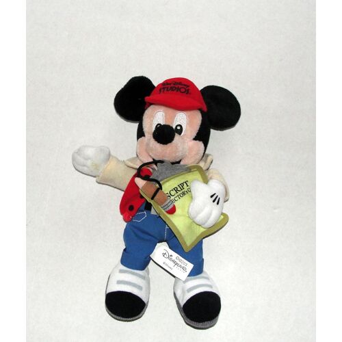 Mickey Realisateur Doudou Peluche Disneyland 23cm