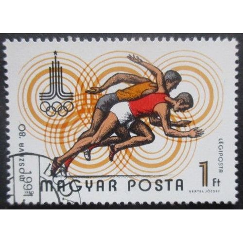 Hongrie Poste Aérienne N°431 Jeux Olympiques De Moscou 1980 Oblitéré