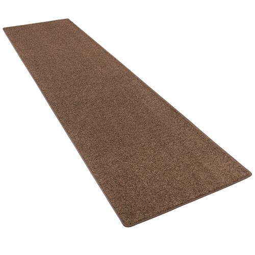 Snapstyle Cottage - Tapis De Couloir À Pile Longue Et Haute Chocolat 100x100 Cm