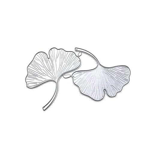 Ginkgo Biloba Métal Découpe Muses Pochoir Scrapbooking Diy Album Timbre Carte En Papier Embossing Décoration Artisanat