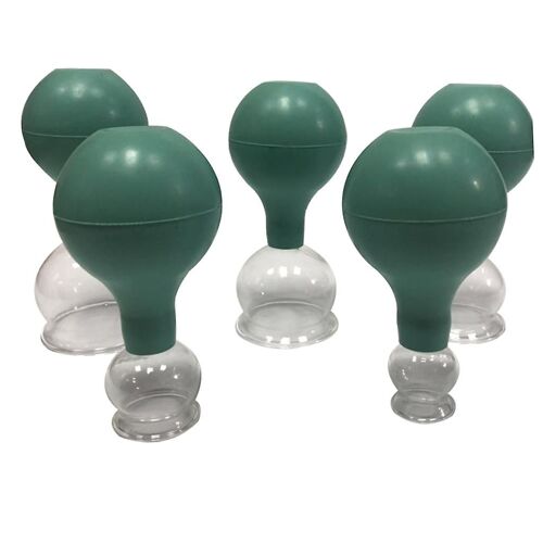 Massage Du Corps Tasses À Vide En Caoutchouc Et En Verre Ventouses Chinoises Soins De Santé