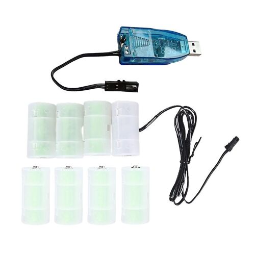 USB 5V to 1V-24V C LR14 Dummy Battery for Remote Controls Flashlight LED Lamp
