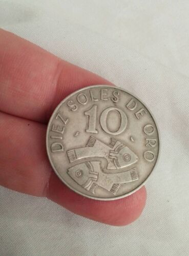 Monnaie 10 Sol De Oro Pérou 1969