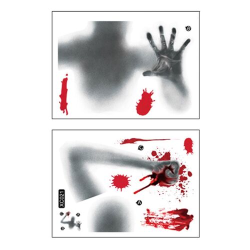 Halloween Decorations Reusable Window Clings Removable & Reusable Glass Decals