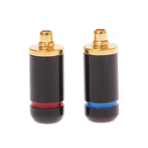 1 Pair Black/silver 3.2mm Diy Earphone Connector Plug For Mmcx Se535 Se215 Ue900