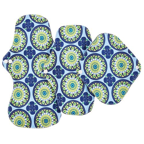 3pcs Serviettes Hygiéniques En Tissu Serviettes Réutilisables 3 Tailles Serviettes Menstruelles Lavables