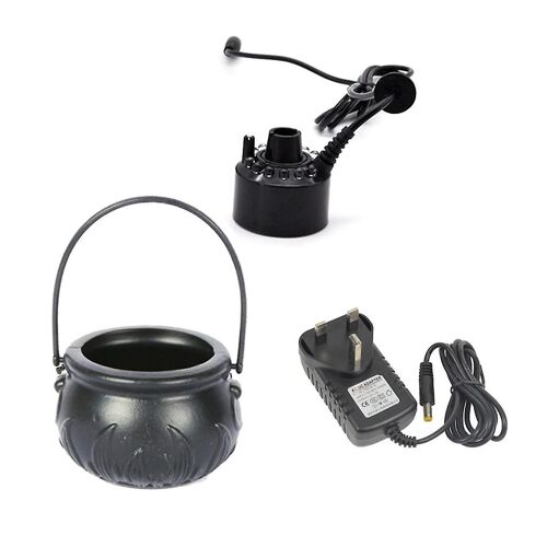 Us/eu/uk Plug Halloween Sorcière Jar Mist Maker Diy Paysage Fog Jar Décor Accessoires