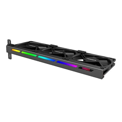 3 x 90mm 5v 3 broches Vga Fan Carte graphique Ventilateur de refroidissement avec bande lumineuse Argb