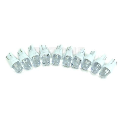 Led Plaque D'immatriculation Plaque D'immatriculation Lampe Frontale T10 194 168 158 W5w 501 Feu Arrière Ampoule 10pcs
