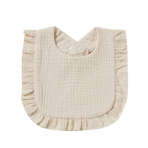 Bébé Bave Bavoirs Bébé Respirant Bavoir Dentition Bavoirs Ruffle Edge Burp Chiffons