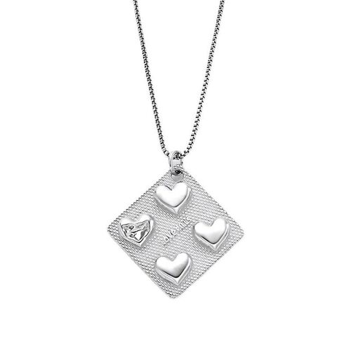 Gothic Necklace Alloy Love Pills Pendant Women Retro Popular Necklace Jewelry