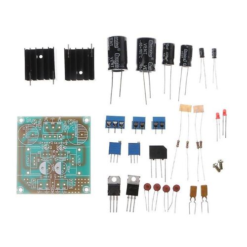Fusion Lm317 + lm337 Postive Négatif Double Carte Adaptateur Secteur Pièces Electroniques Kit de Bricolage