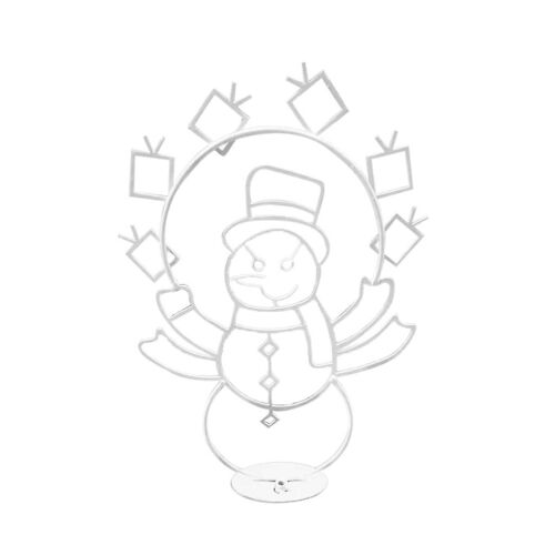 Christmas Snowman Light Glowing Decorative Art Ornament Crafts Supplies
