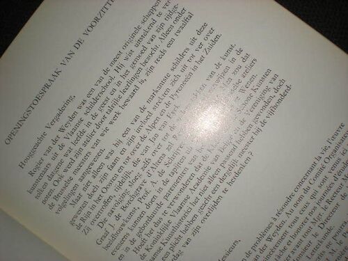 Rogier Van Der Weyden En Zijn Tijd Internationaal Colloqium Juni 1964