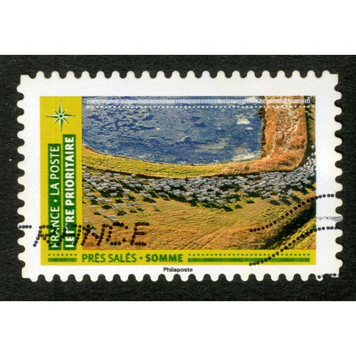 Timbre Oblitéré Prés Salés - Somme, France, La Poste, Lettre Prioritaire