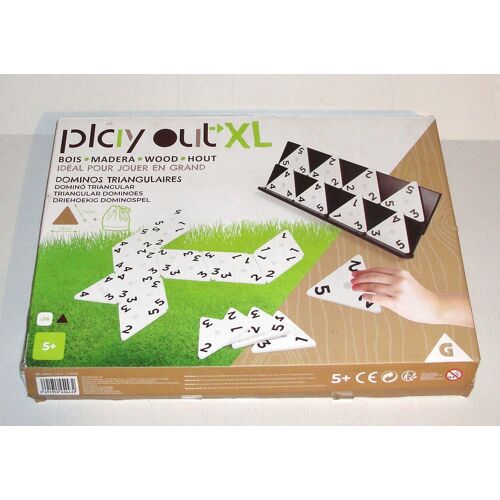 Playoul Xl Grand Dominos Jeu De Societe En Bois Triominos
