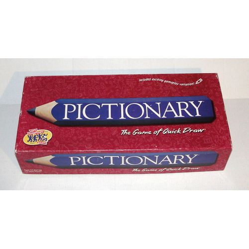 Pictionary The Game Of Quick Draw Jeu De Societe Anglais Vintage Hasbro