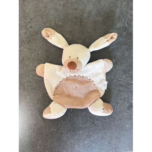Doudou Lapin Nicotoy (The Baby Collection) – Beige/marron, 32 Ou 50 Cm – Excellent état