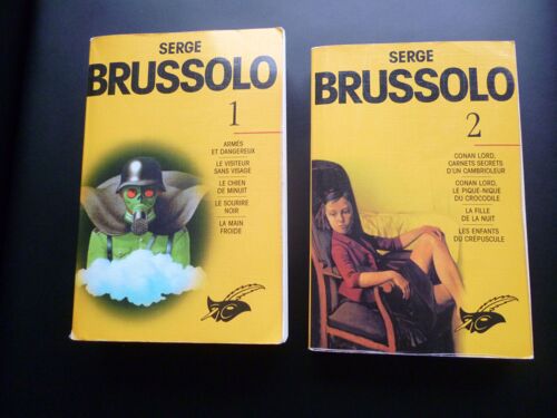 Lot 2 Vol Serge Brussolo Intégrale Le Masque Vol 1 Et 2