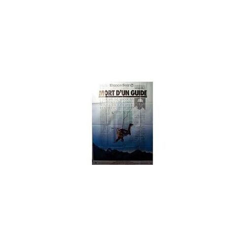 Mort D'un Guide - Jacques Ertaud - Affiche De Cinéma Pliée 120x160 Cm