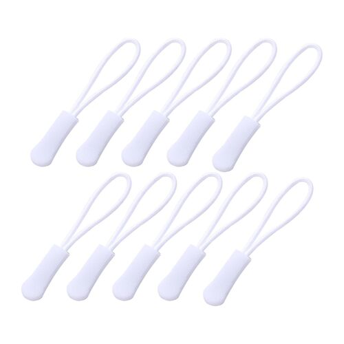 10pcs Zipper Pull Puller End Fit Rope Tag Replacement Clip Broken Buckle Fixer Zip Cord Tab Travel Bags