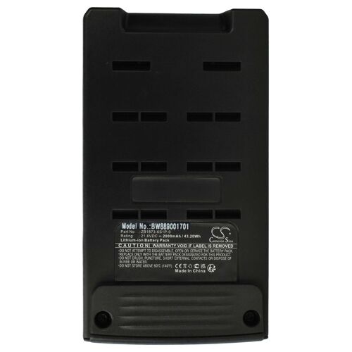 vhbw Batterie compatible avec Tineco PURE ONE S12, S12 PRO aspirateur (2000mAh, 21,6V, Li-ion)