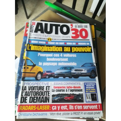 Auto 30 6 De 1998 Opel Astra 2.0 Di 16v Cd,Golf 1.9 Tdi,Megane Dti Rte,Lancia Kappa 2.4 Jtd Ls,Kangoo,Peugeot 406 Coupe,Honda Crv,Mercedes Slk,Ford Cougar 2.5 V6,Mercedes Clk230k Cab Bva,2 Cv,Dechavan