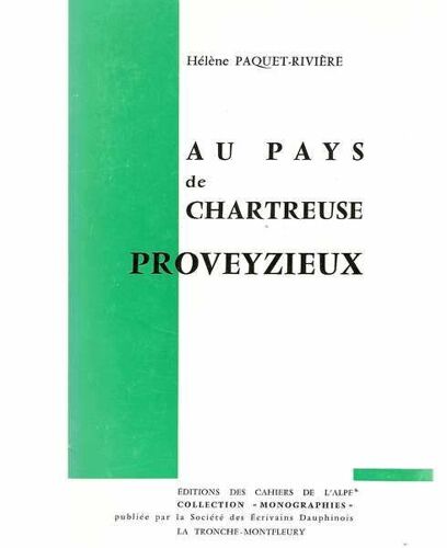 Au Pays De Chartreuse.Proveyzieux