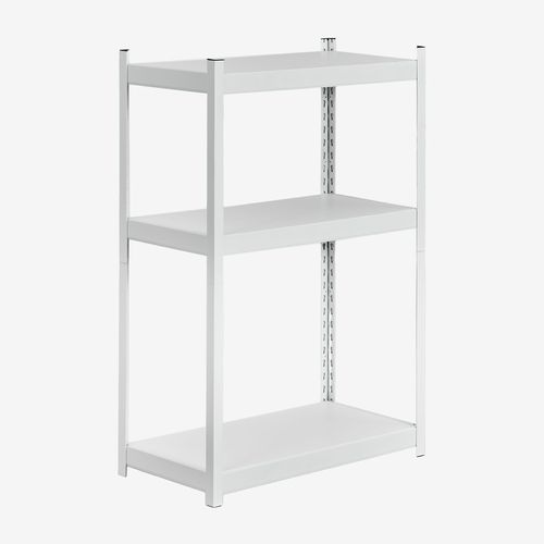 Etagère En Acier 3 Tablettes (120x80 Cm) Crenzi Blanc