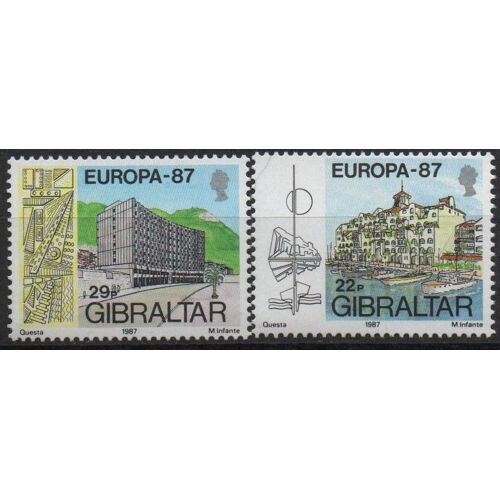 Gibraltar Timbres Europa 1987