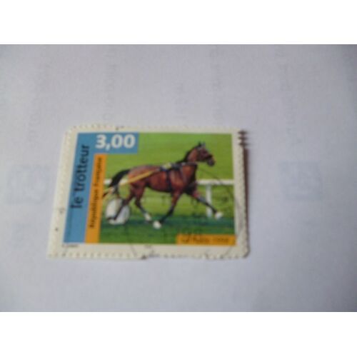 Timbre "Le Cheval Trotteur 1998."