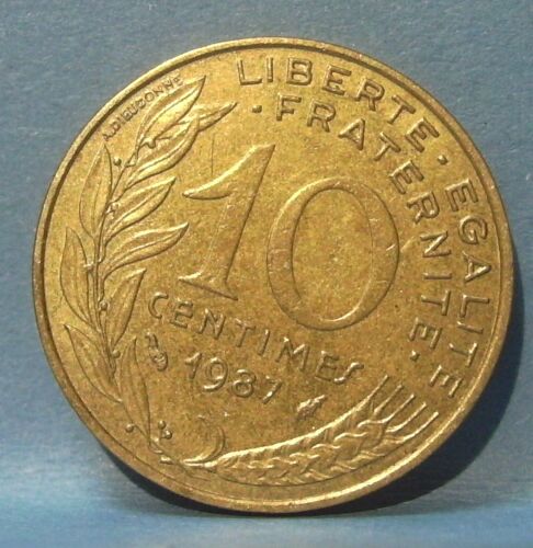Pièce De 10 Centimes Marianne - France - 1987