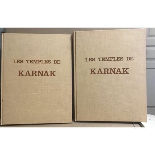 Les Temples De Karnak : Contribution À L'étude De La Pensée Pharaonique --- 2 Volumes