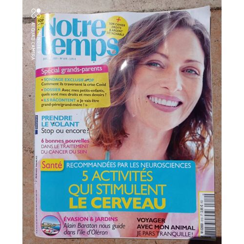 Notre Temps 619 : 5 Activités Qui Stimulent Le Cerveau