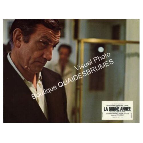 La Bonne Année : Jeu De 7 Photos D'exploitation Cinématographique - Format 22x28 Cm - De Claude Lelouch Avec Lino Ventura, Françoise Fabian, Charles Gérard, André Falcon, Mireille Mathieu - 1973